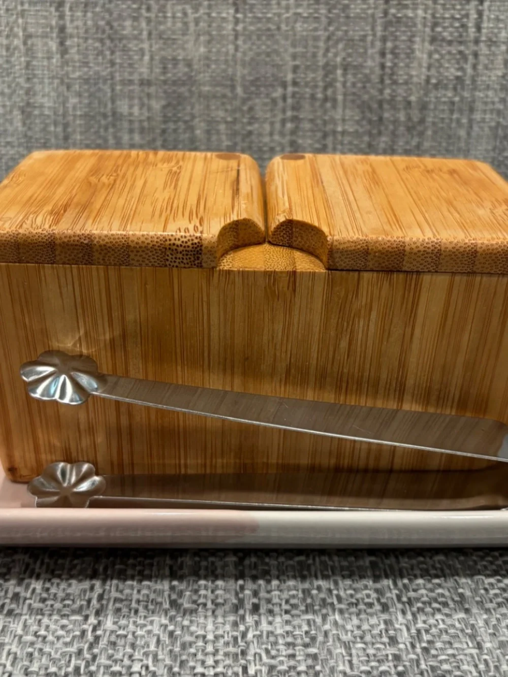 salt box tonging 1:1 w/flower shape metal tongs materials by idlewild montessori